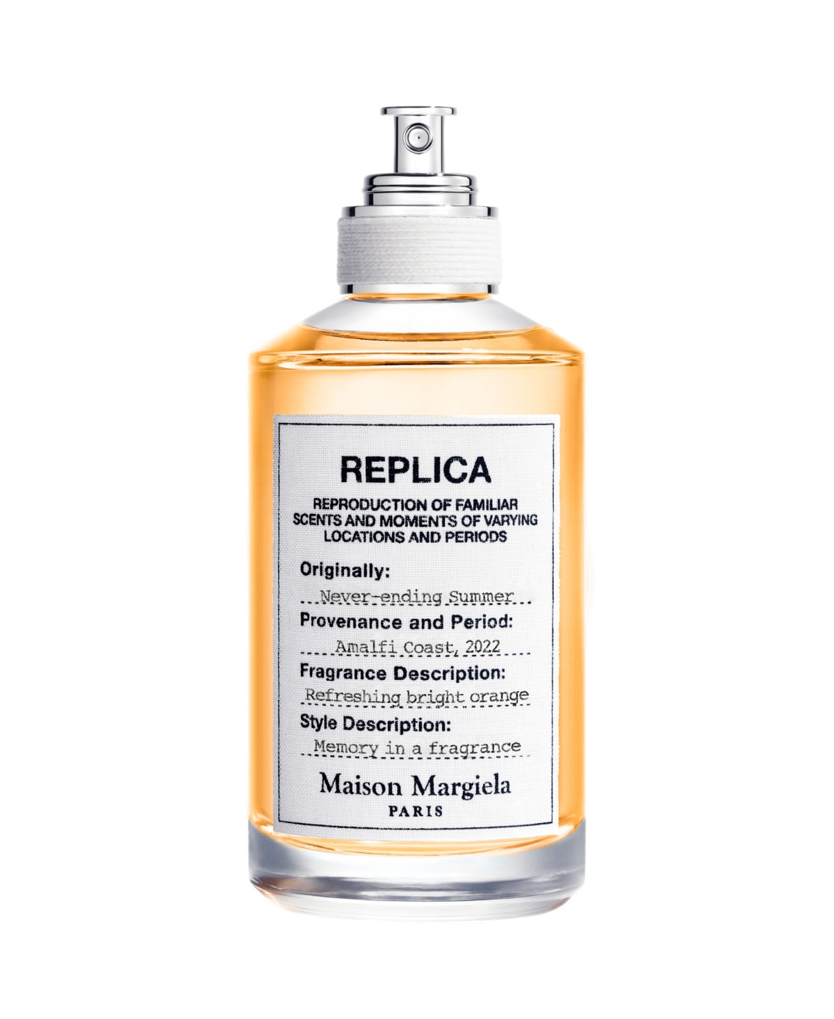 Maison Margiela New Replica Citrus Eau De Toilette Fragrance, 3.4 Oz. In Transparent