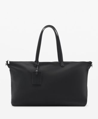 Women's Large Nylon Shopper Bag