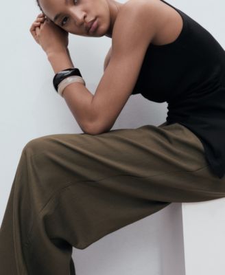 Women's Draped Knitted Top