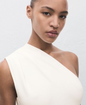 Women's Asymmetrical Combined Knitted Dress