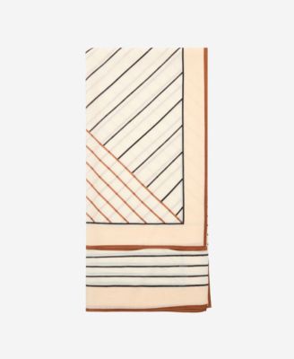 Women's Selection Wool Geometric-Print Foulard Scarf
