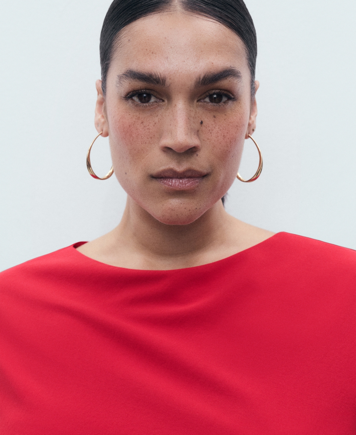 Mango Women's Ruched Midi Dress