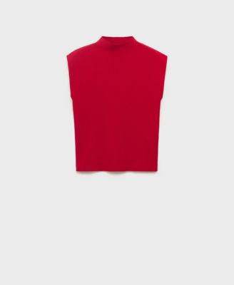 Women's Perkins-Neck Knitted Top