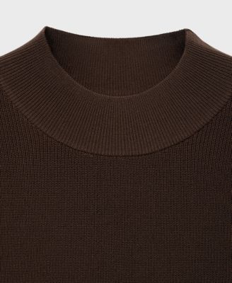 Women's Perkins-Neck Knitted Dress