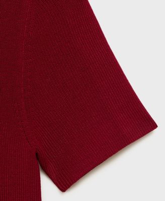 Women's Perkins-Neck Knitted Dress