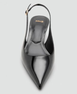 Women's Kitten-Heel Patent Leather Shoes