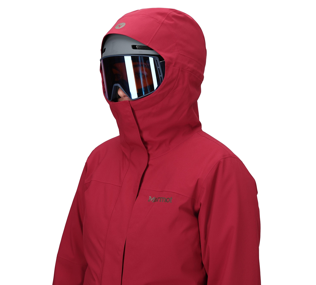 Marmot Women's Insulated Refuge Ski Jacket In Red