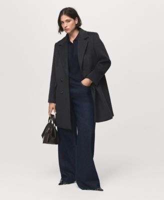 Women's Double-Breasted Wool Coat