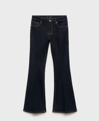 Women's Violet Flared High-Rise Jeans