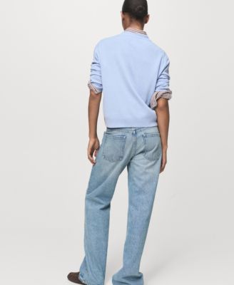 Women's Combined-Design Sweater