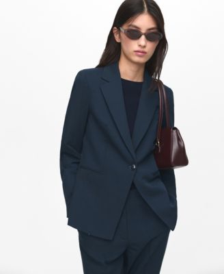 MANGO - Women's Fitted Suit Jacket