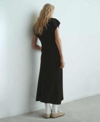 Women's Flared Knitted Skirt