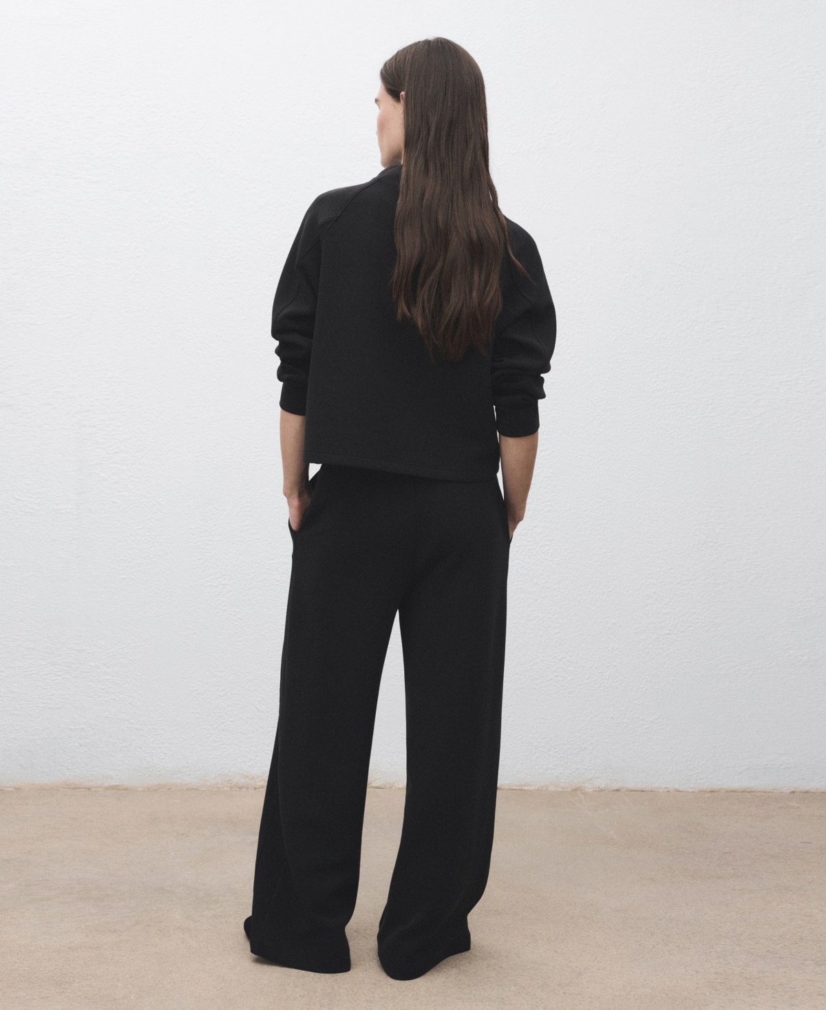 Mango Women's Drawstring Jogger Pants In Black