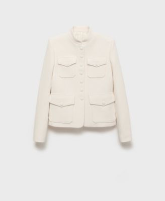 Women's Pockets Boucle Jacket