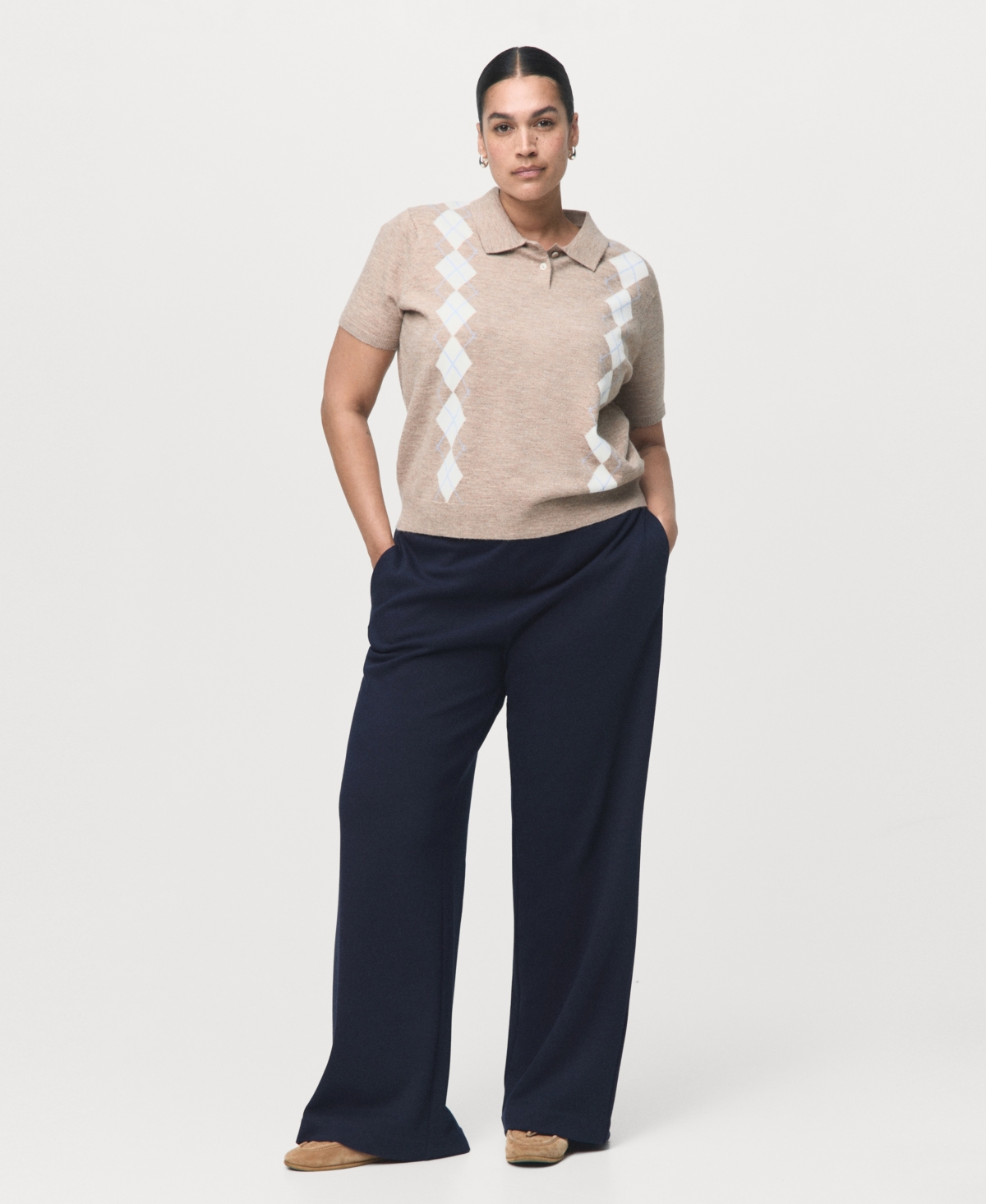 Mango Women's Cotton Jogger-style Pants In Black