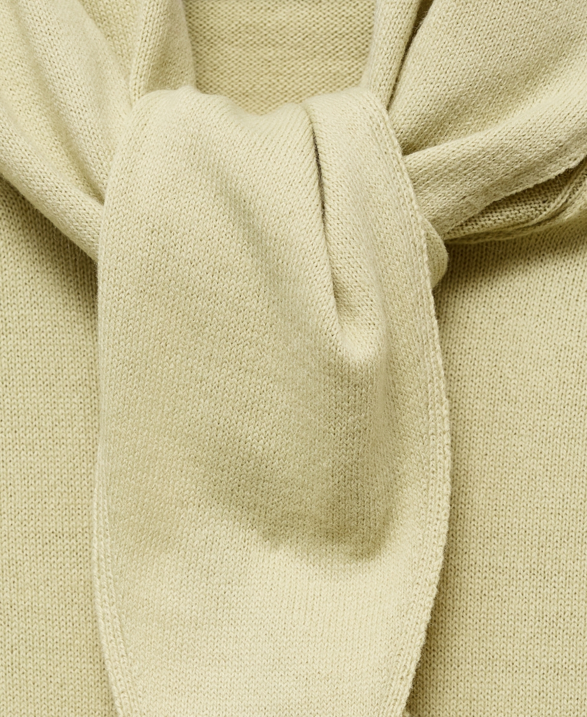 Mango Women's Short Sleeve Scarf Sweater
