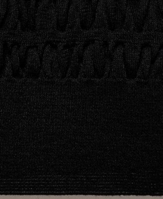 Women's Polo-Neck Textured Sweater