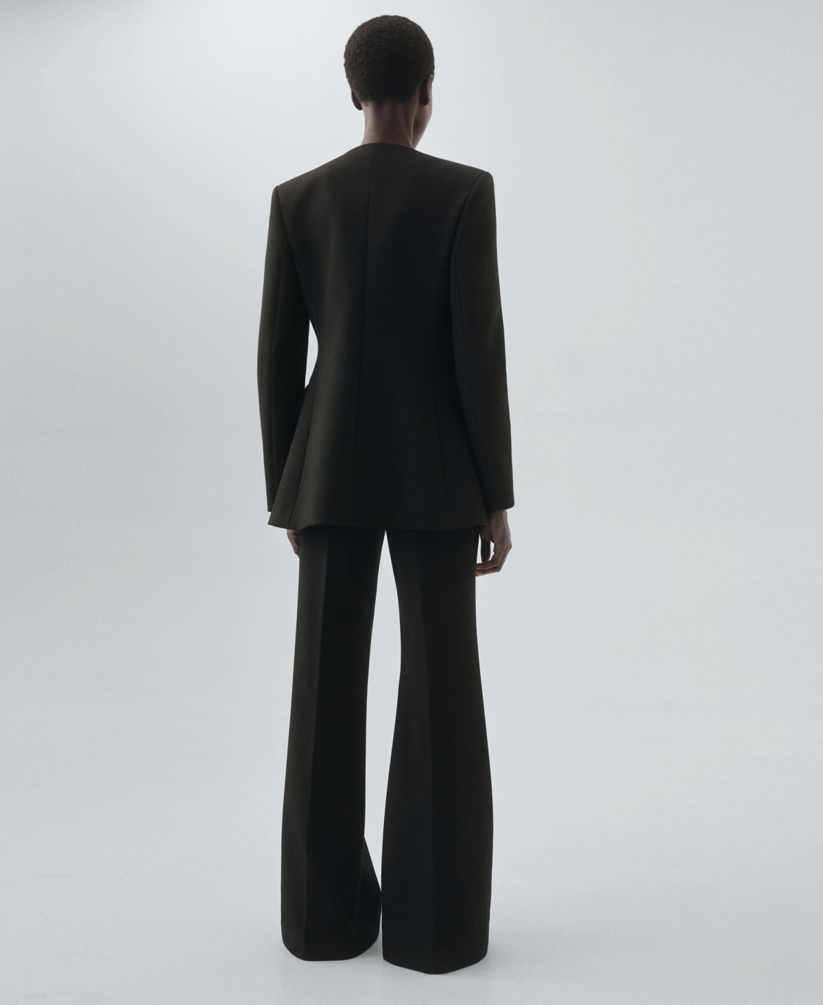 Mango Women's Fitted Tailored Jacket In Black