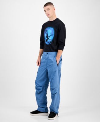 Gokla Straight Fit Pleated-Knee Pants