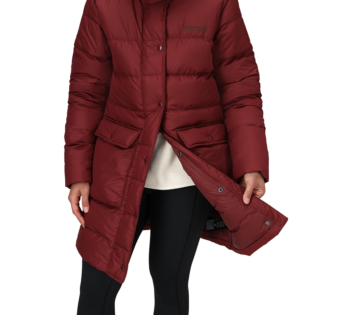 Marmot Women's Strollbridge Hooded Down Parka In Red