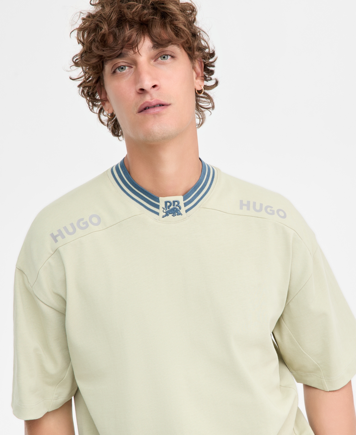 Racing Bulls x Hugo Men's Dydall Oversized Short-Sleeve Logo T-Shirt