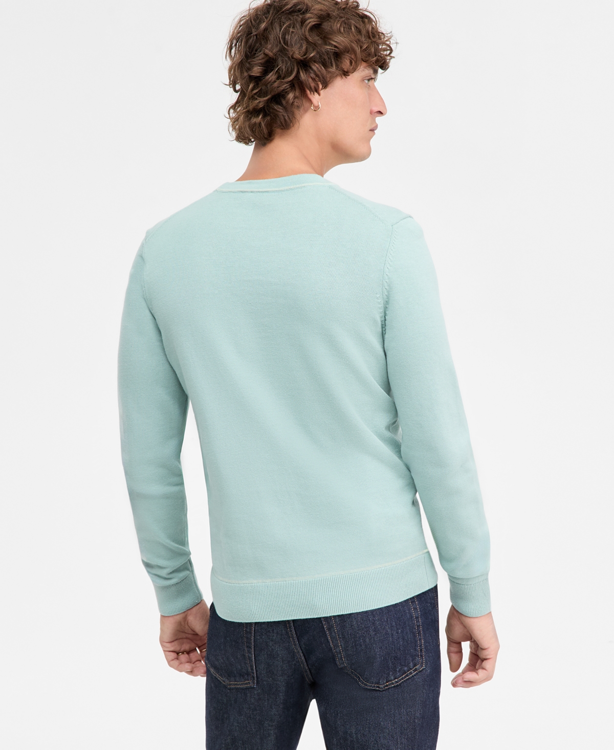 Hugo Boss Men's San Cassius Crewneck Long-Sleeve Sweater