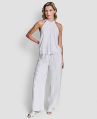 Women's Sleeveless Halter-Neck Top