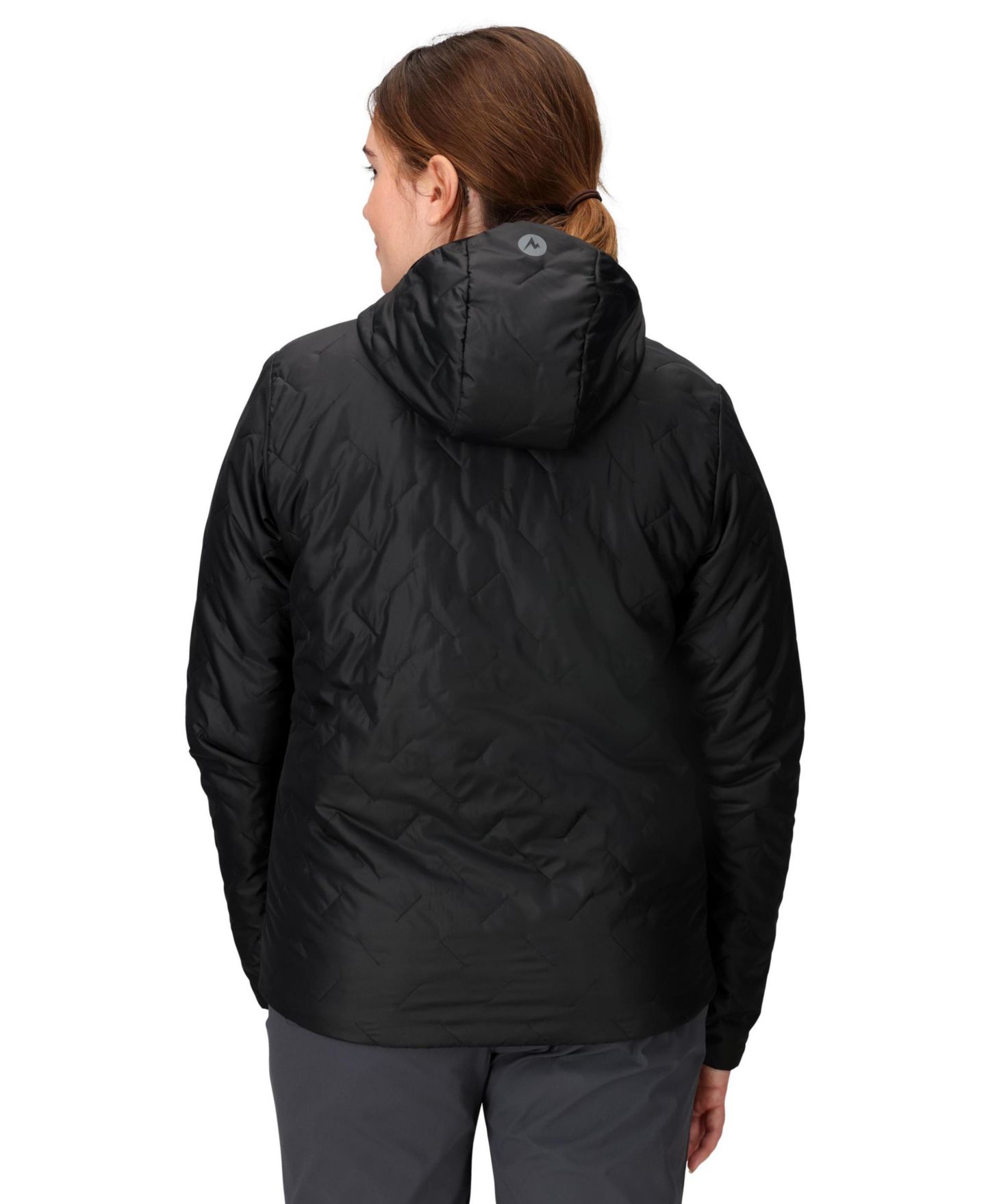 Женские куртки Marmot MonoQuilt Hoody, цвет: Чёрный — фото 3