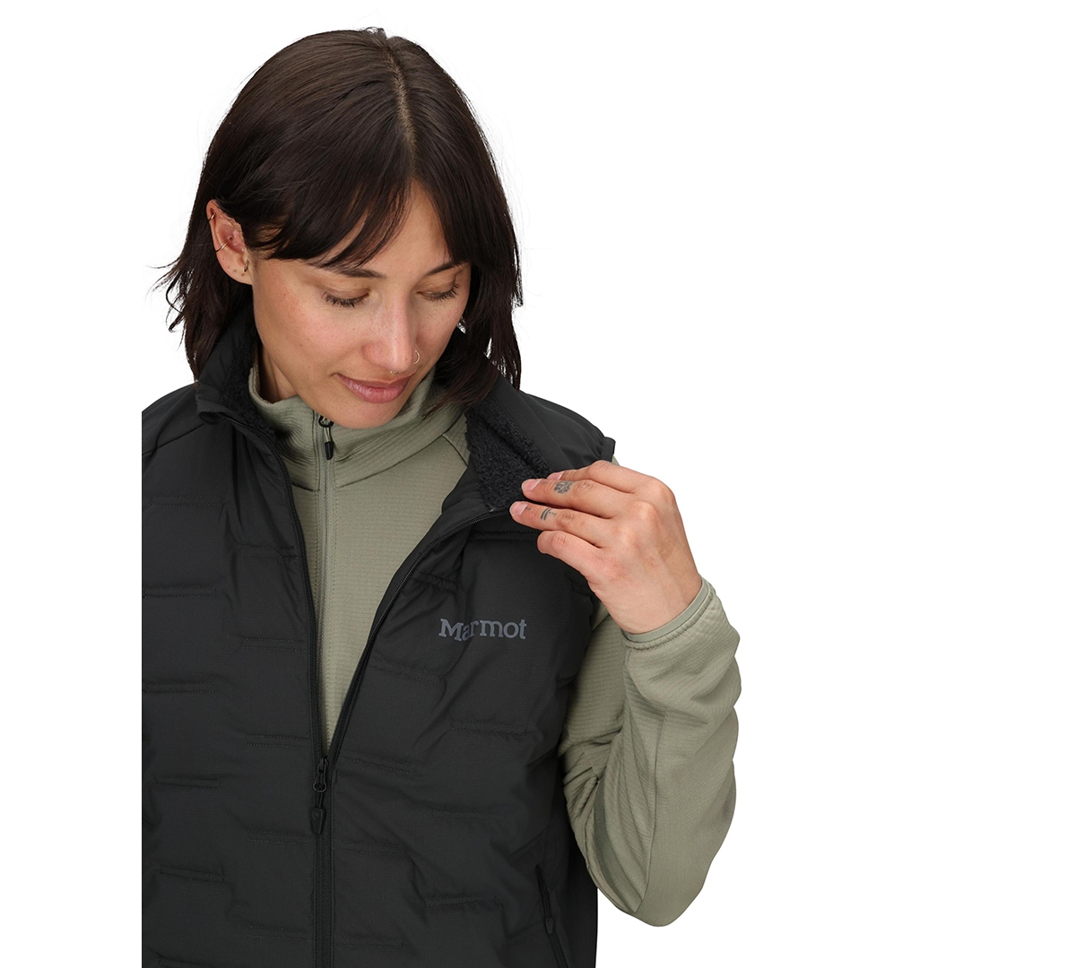 Marmot Women's Warmcube Active Sleeveless Vest In Black