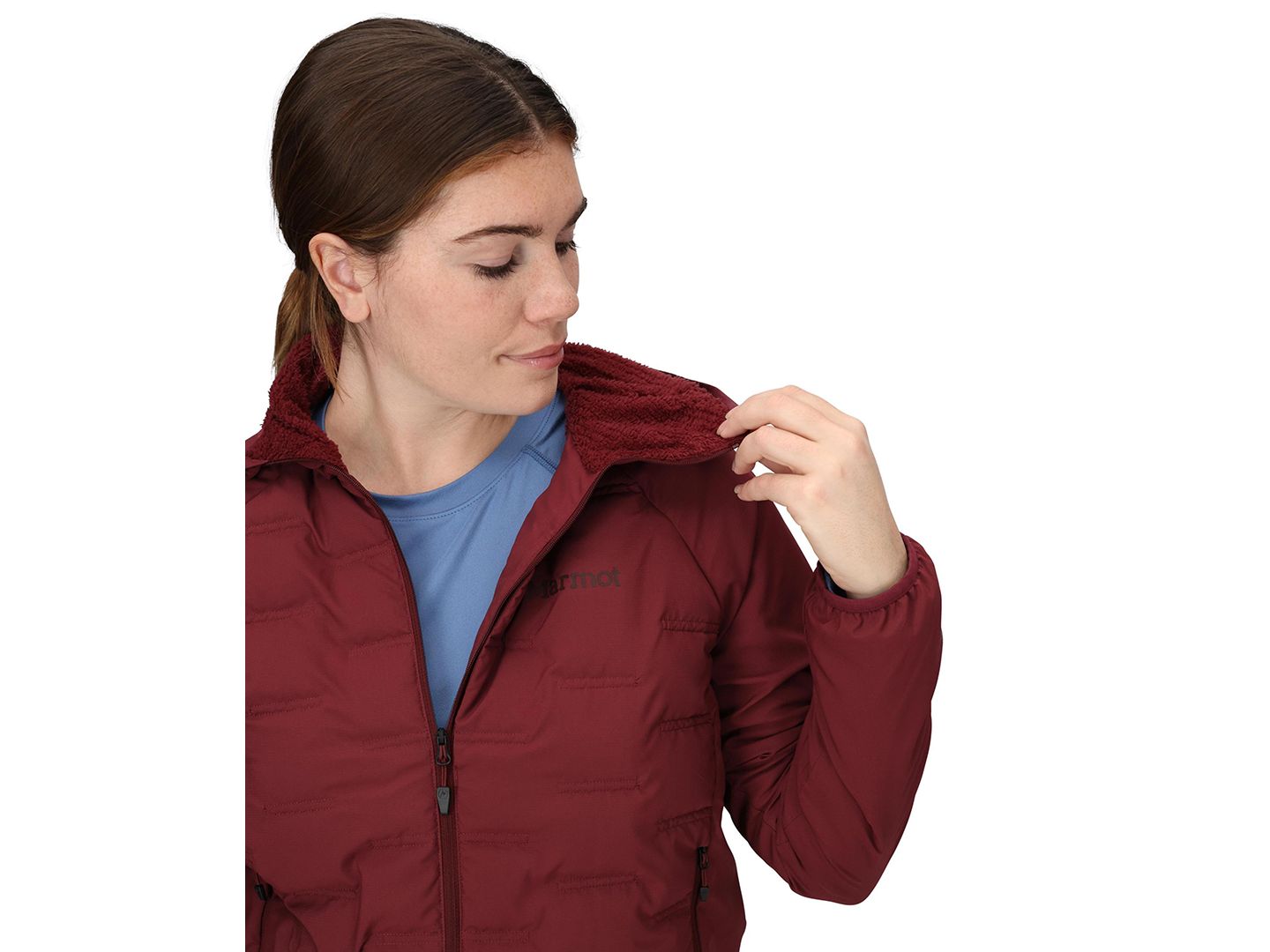 Женская худи Marmot WarmCube Active Aerothermal, цвет: Ягодный — фото 4