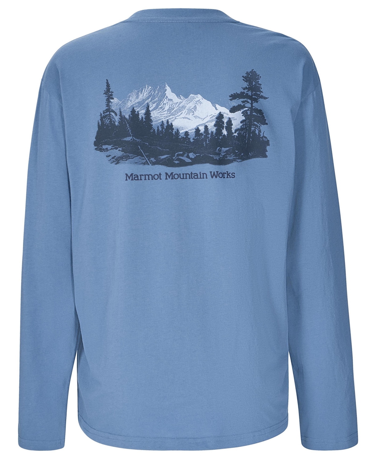 Marmot Women's Crewneck Long Sleeve T-shirt In Blue