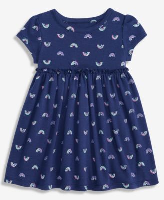 First Impressions - Baby Girls' Mini Rainbow Printed Dress
