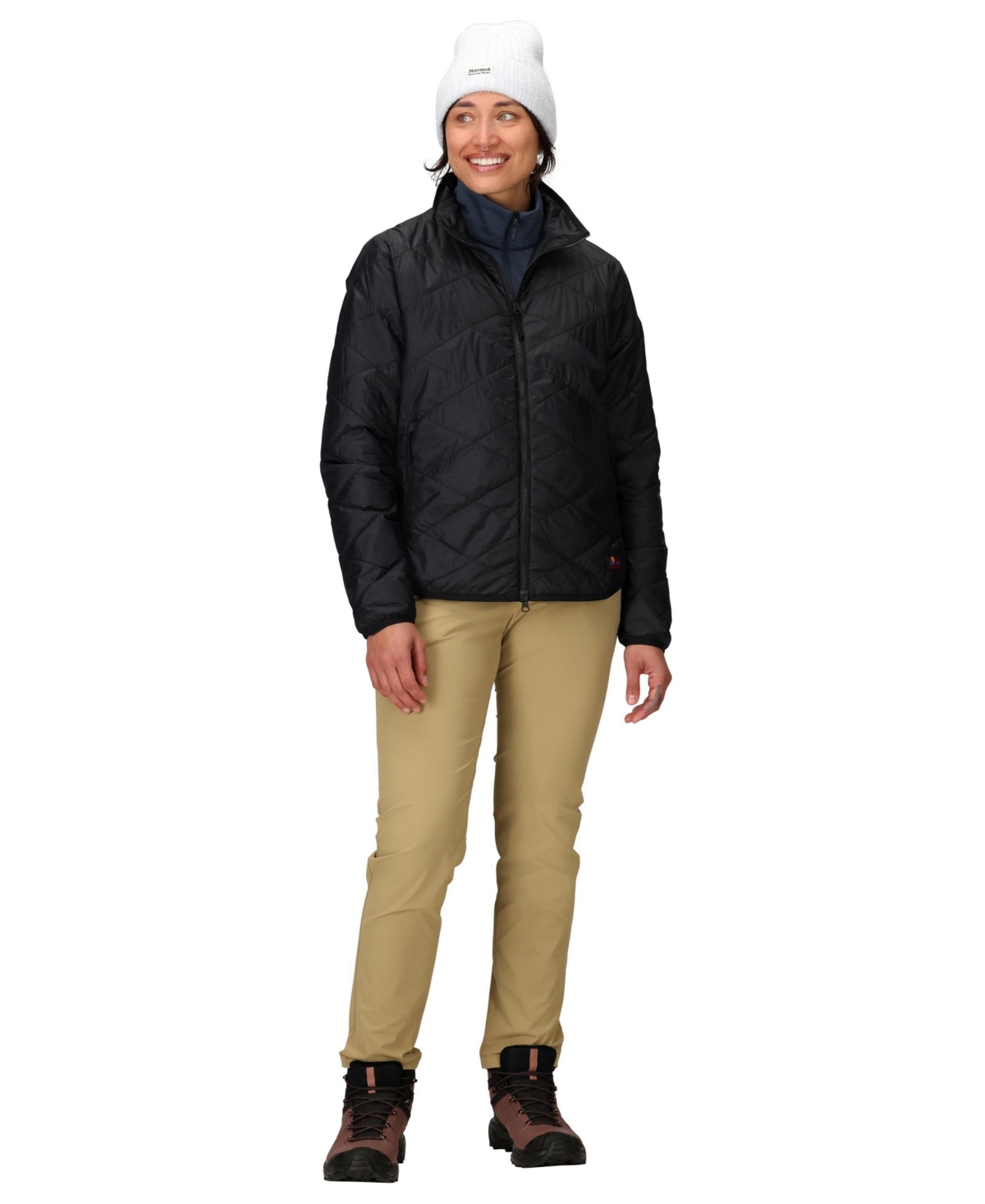 Marmot Women's Onward Insulated Long Sleeve Jacket In Black