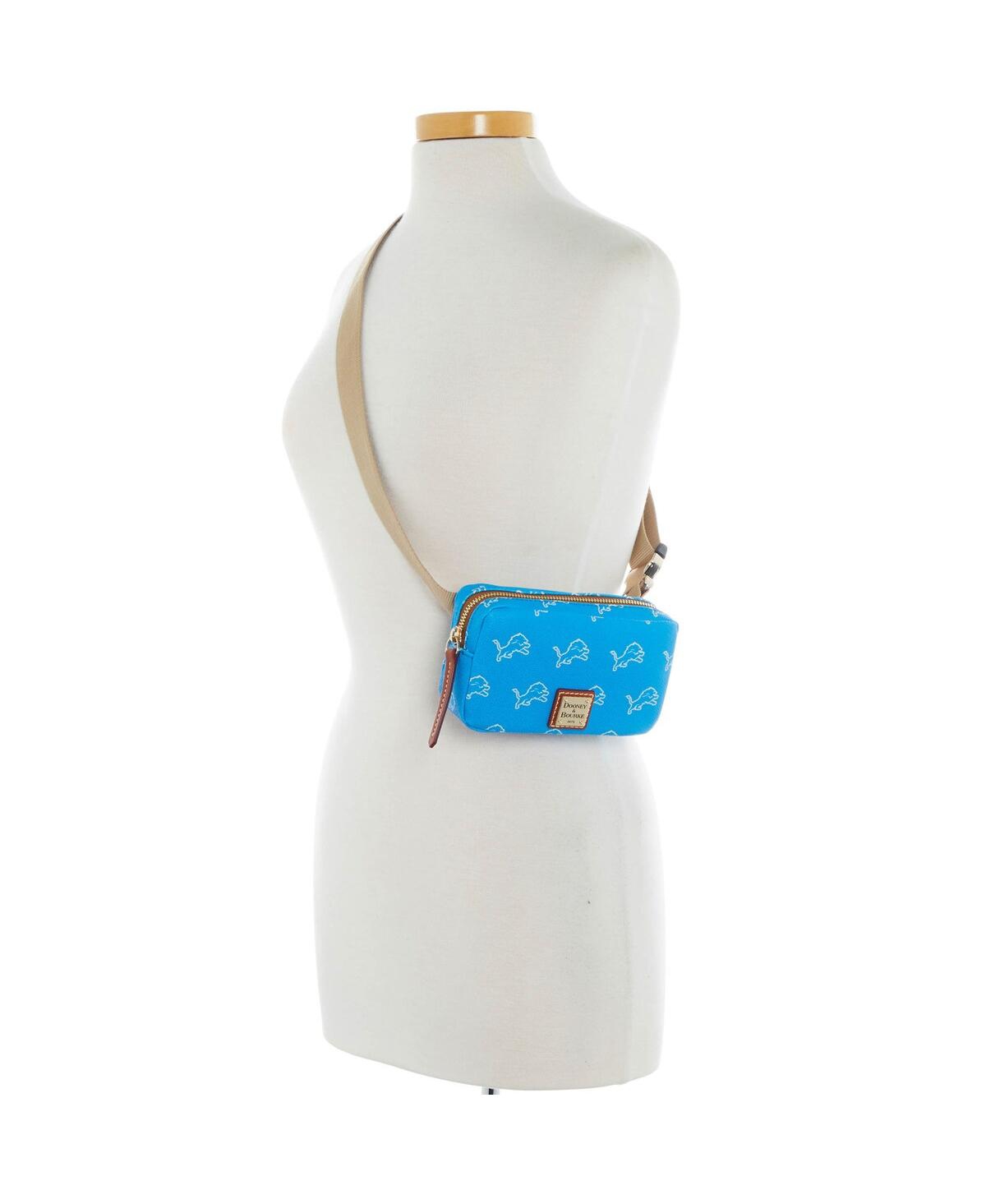 Dooney & Bourke Detroit Lions Signature Belt Bag In Blue