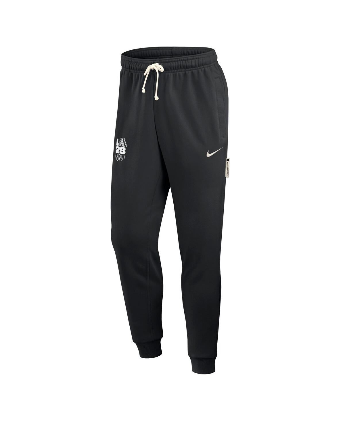 Nike Men's Black La28 Summer Olympics Standard Issue Dri-fitâ Taper Sweatpants In Black