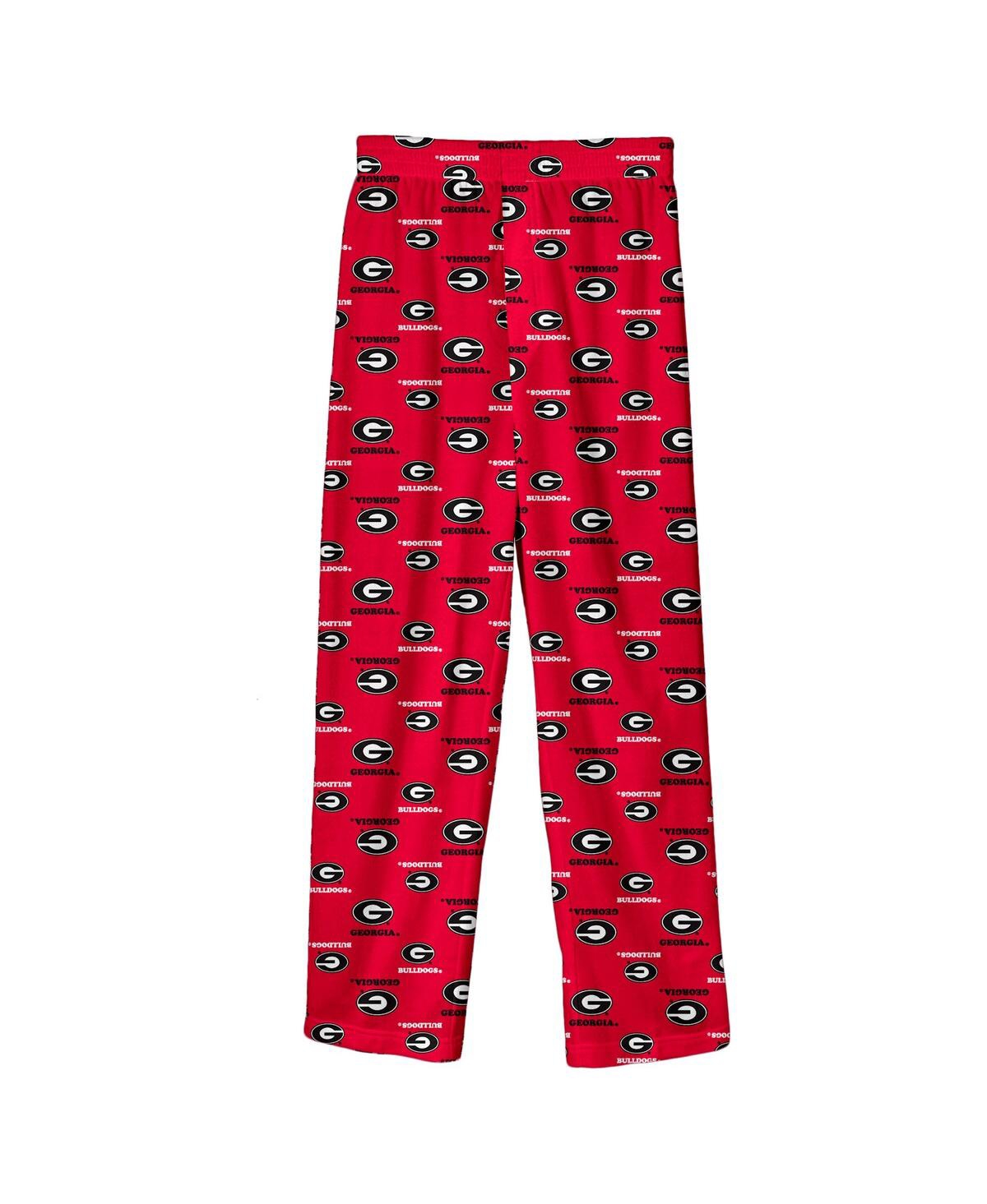 Outerstuff Big Boys And Girls Red Georgia Bulldogs All-over Team Logo Pants In Red
