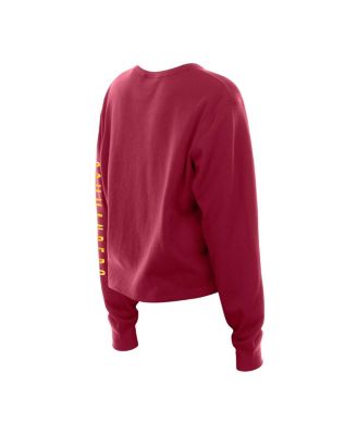 Women's Burgundy Washington Commanders Sport Night Thermal Long Sleeve T-Shirt