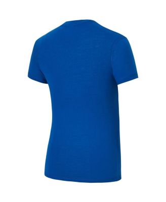 Women's 2-Piece Royal/Red New York Giants Avondale T-Shirt and Pants Flannel Pajama Set