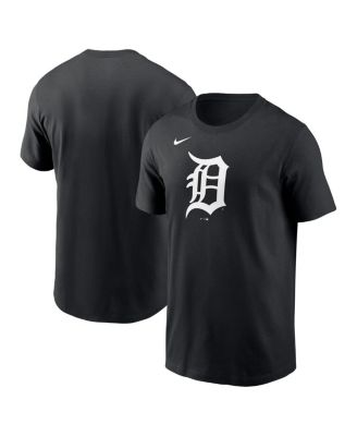 Nike - Men's Black Detroit Tigers Logo T-Shirt
