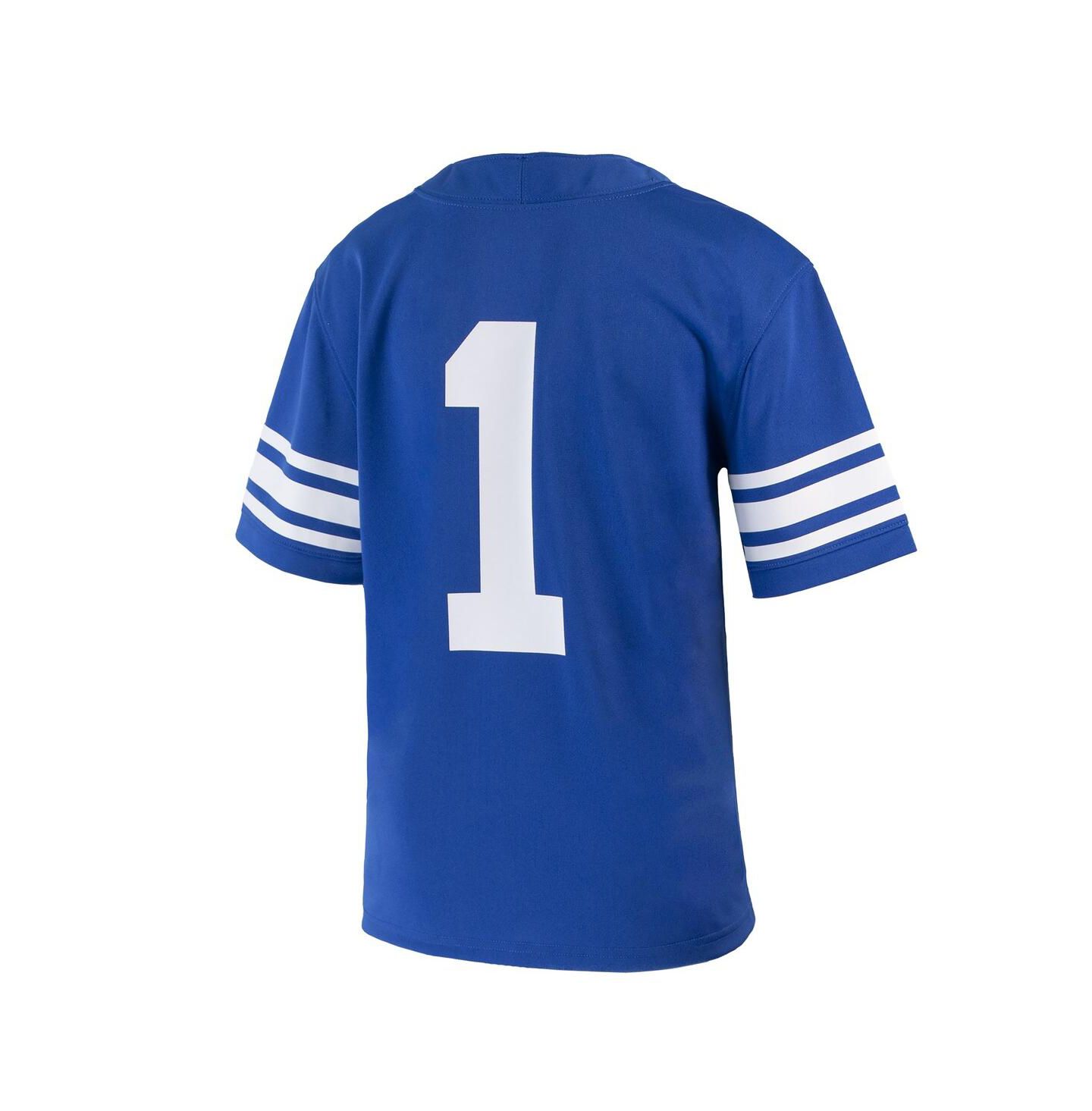 Детский топ Nike Royal BYU Cougars Untouchable Replica Game Jersey — фото 3