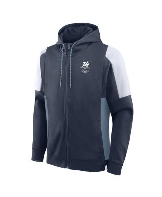 Men's Navy Milano Cortina 2026 Winter Olympics Full-Zip Hoodie
