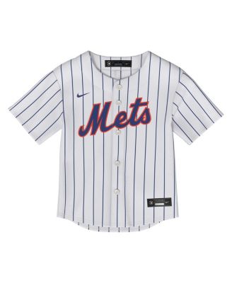 Baby Boys and Girls Francisco Lindor White New York Mets Home Replica Jersey