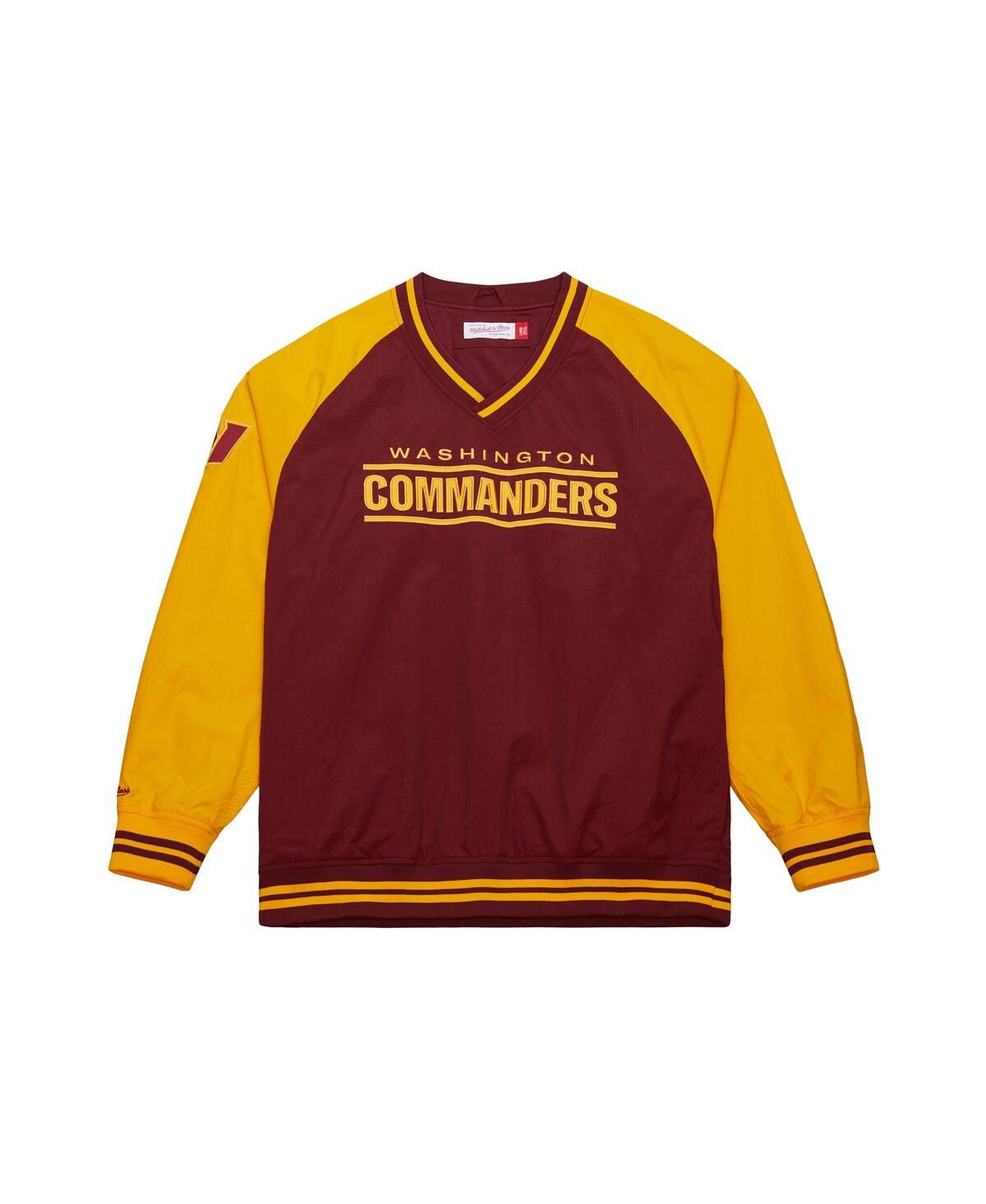 Мужская бордовая куртка-реглан Washington Commanders цвета Реглан