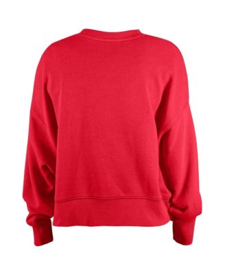 Girls Scarlet San Francisco 49ers Flip Sequin Sweatshirt