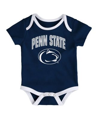 Baby Boys and Girls 3-Pack Penn State Nittany Lions All Day Play Bodysuit Set