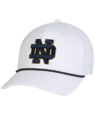 Under Armour - Men's White Notre Dame Fighting Irish Sideline Drive Rope Adjustable Hat