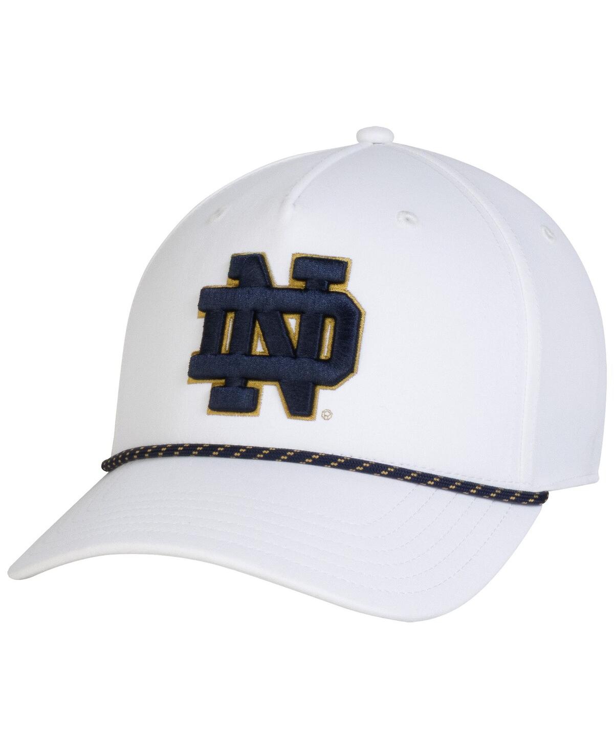 Under Armour Men's White Notre Dame Fighting Irish Sideline Drive Rope Adjustable Hat In White