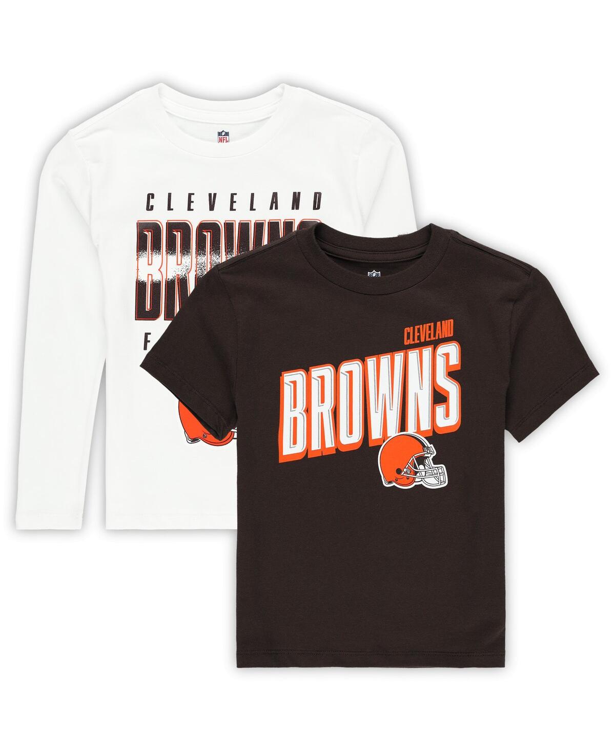 Outerstuff Preschool Cleveland Browns The Mix Combo T-Shirt Set