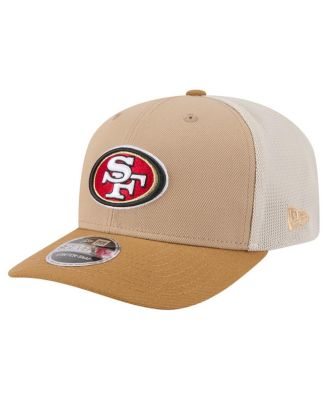 New Era - Men's Light Beige San Francisco 49ers Two-Tone Trucker 9SEVENTY Adjustable Hat