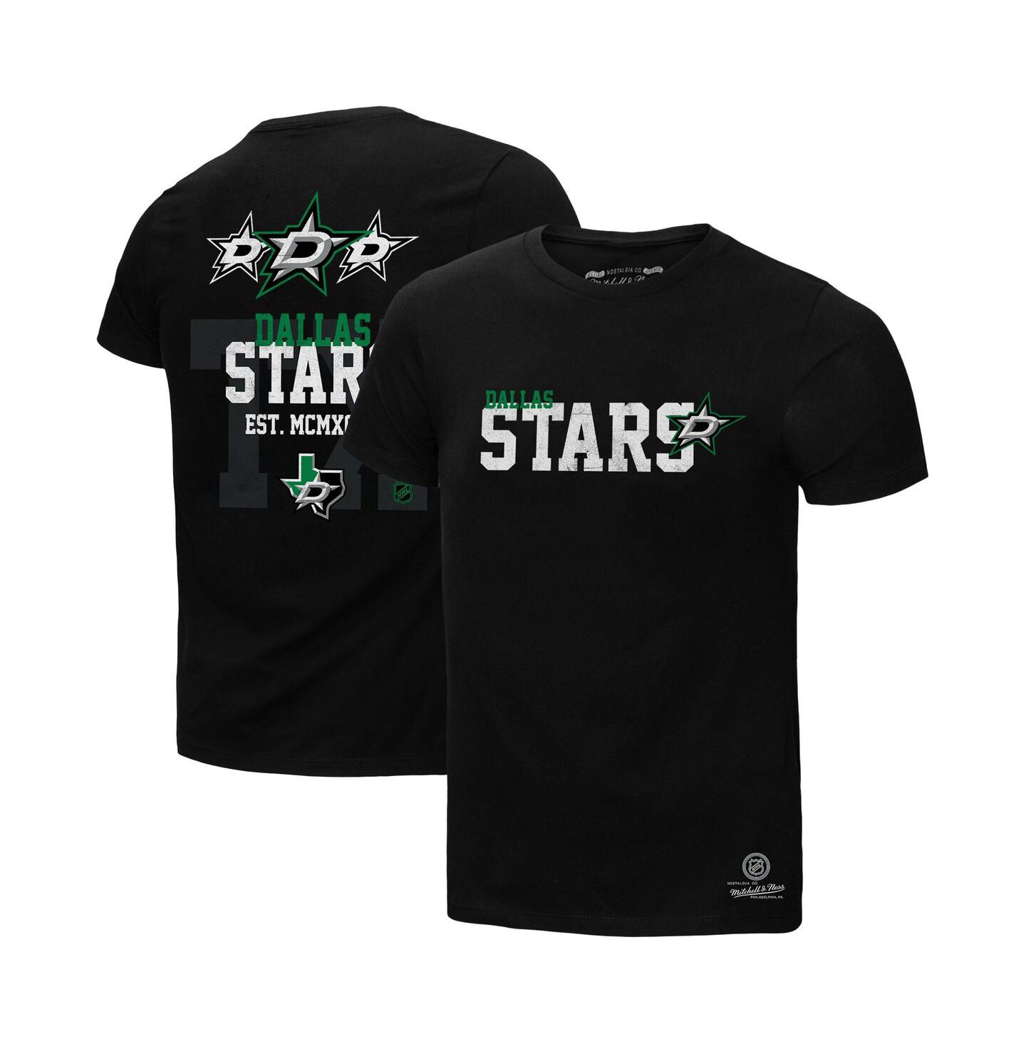 Мужская футболка Mitchell & Ness Black Dallas Stars Home — фото 1